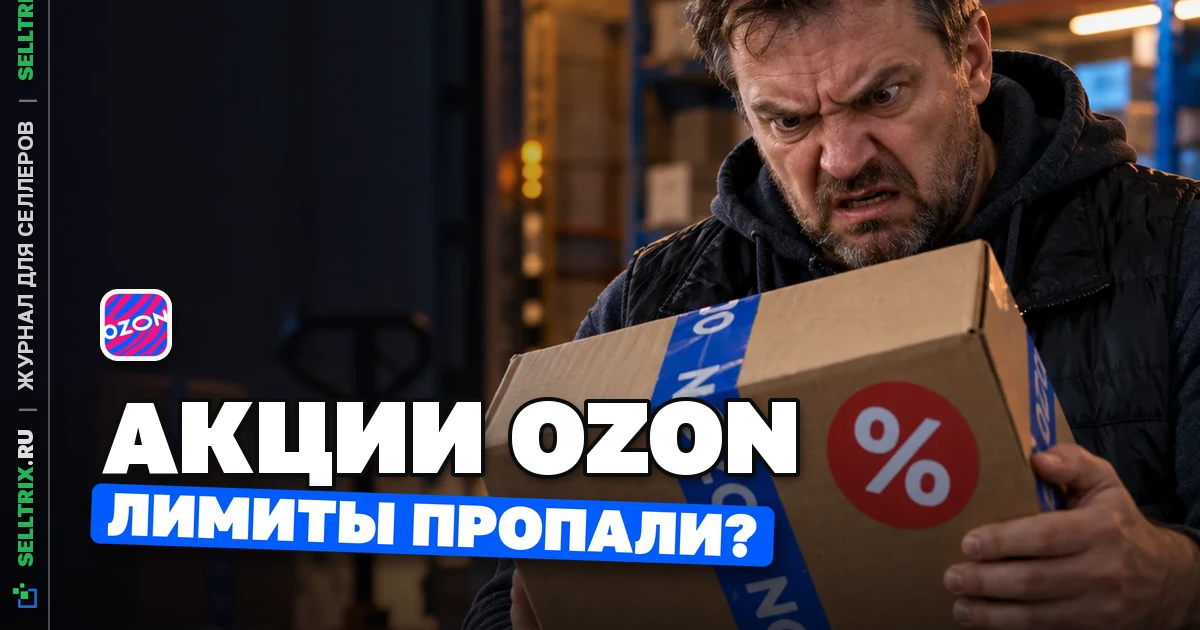 Акции Ozon: продавцы пожаловались на лимиты скидок