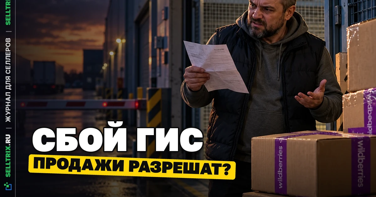 Сбой ГИС: что это значит для продавцов WB и Ozon