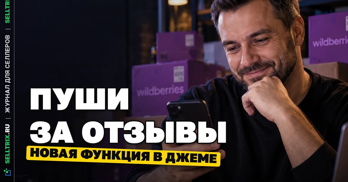 Что такое пуши за отзывы в Джеме на Wildberries