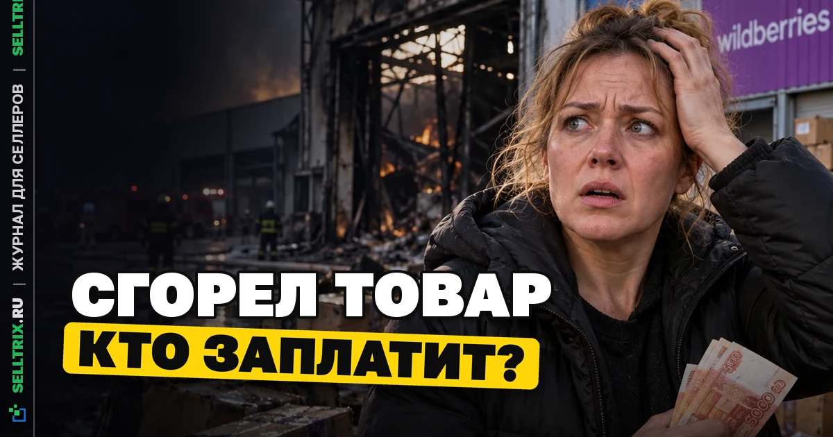 Компенсация за сгоревший товар WB Ozon: что известно