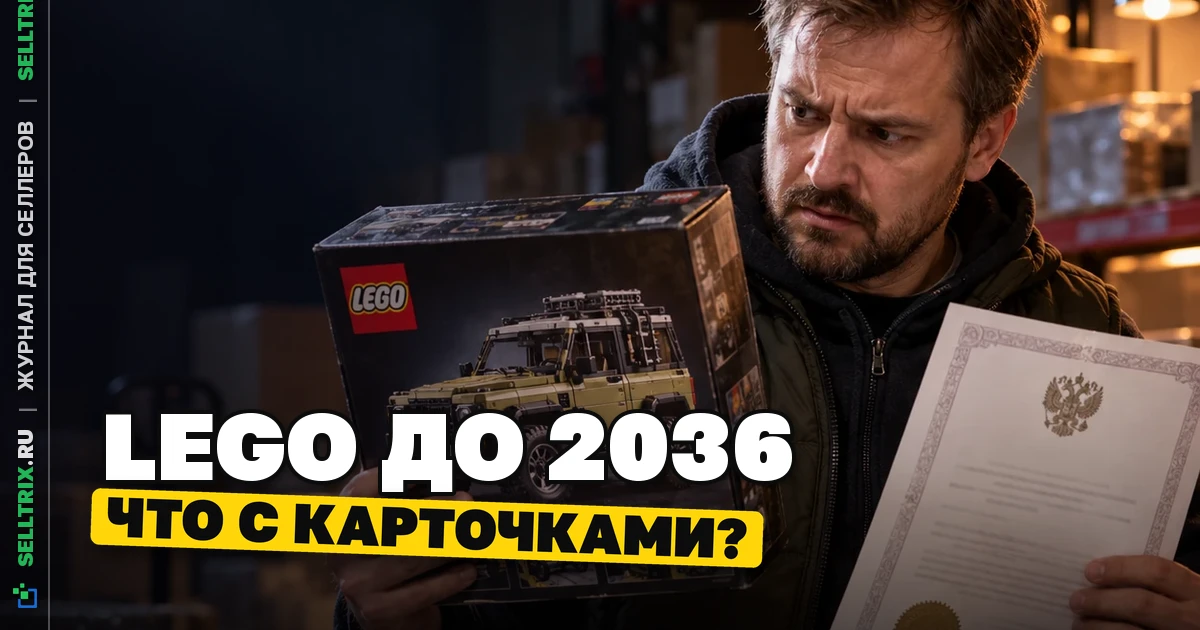 Товарный знак LEGO в России до 2036 года: селлерам