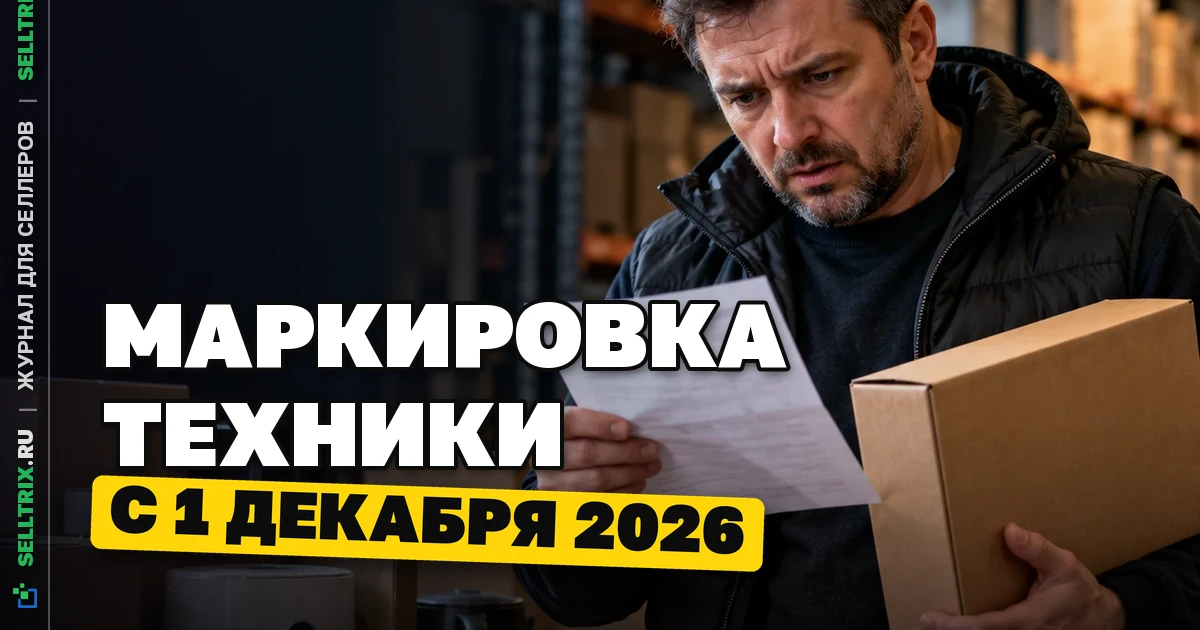 Маркировка электроники: что изменится с декабря 2026