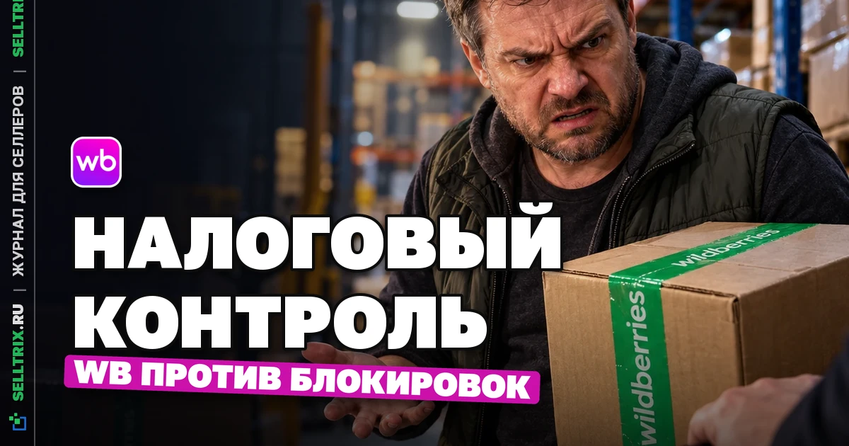 Налоговый контроль маркетплейсов: WB против блокировок