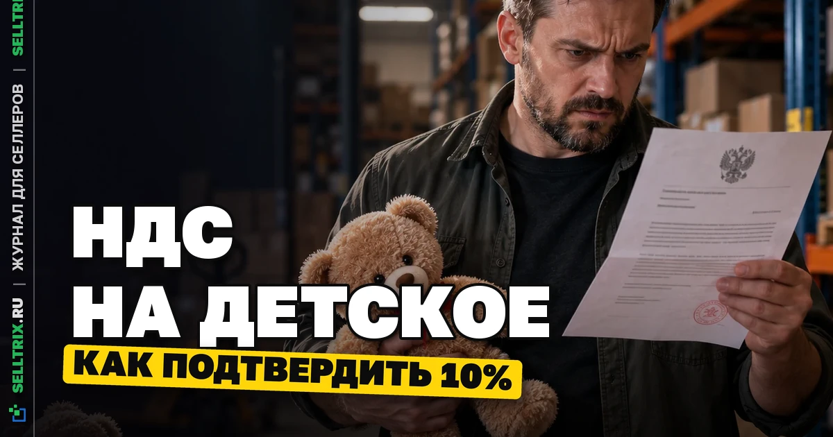 НДС 10% на детские товары: новые правила ФНС с 1 октября