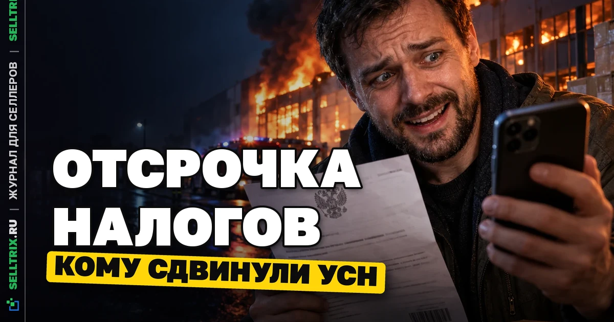 Отсрочка налогов для продавцов Ozon: кому дадут