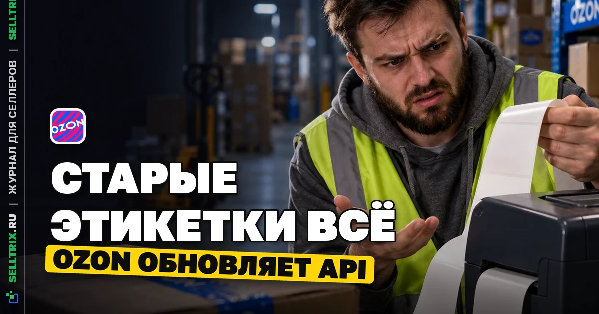 Ozon Seller API переходит на формат этикеток scanit
