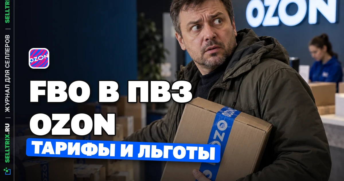 Прямые FBO-поставки в ПВЗ Ozon: новые тарифы и льготы