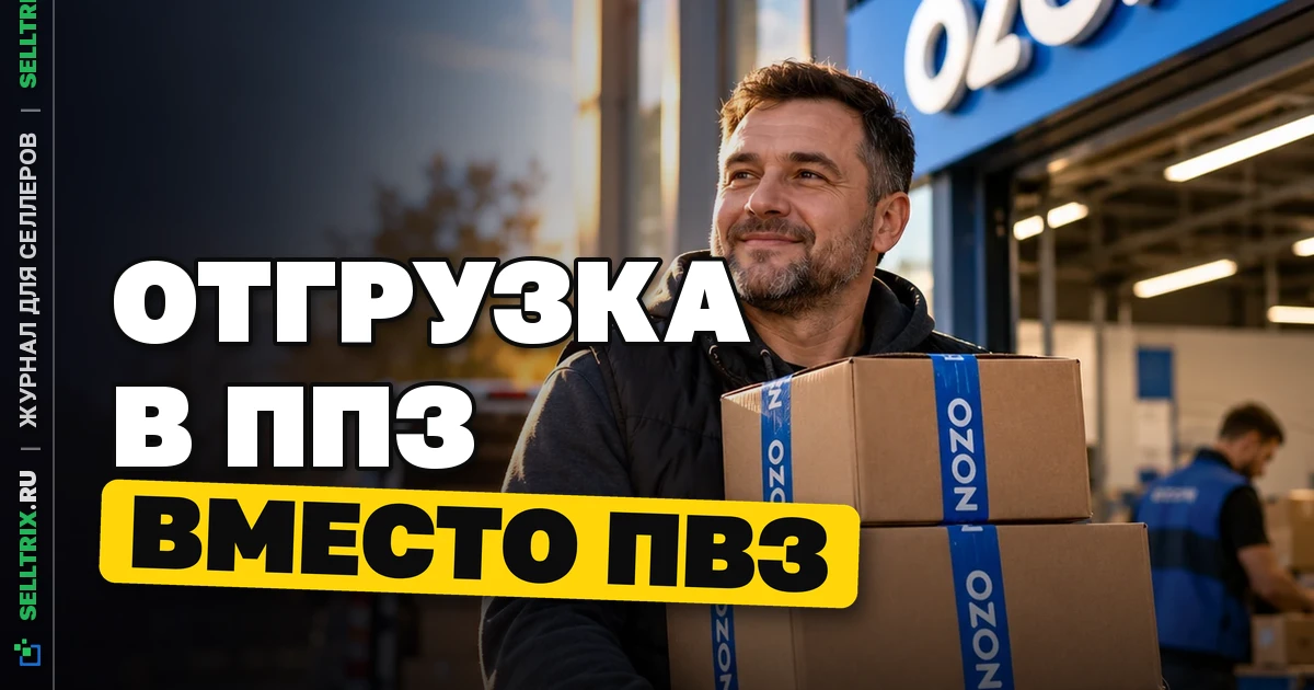 Ozon предложил продавцам FBS отгружать заказы в ППЗ