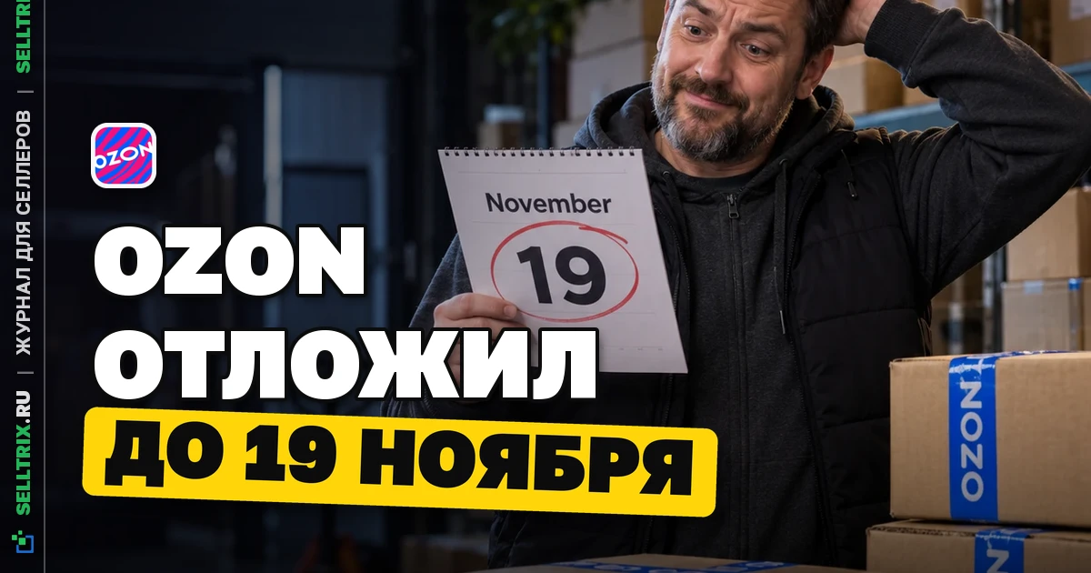 Ozon отложил отмену рек. слота на FBS до 19 ноября