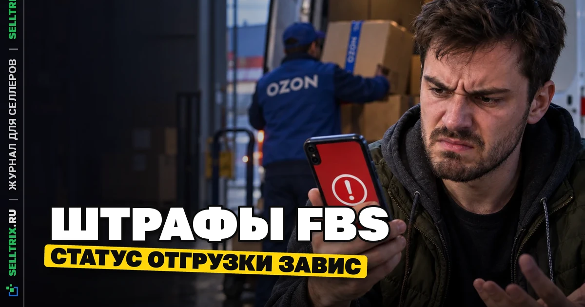 Сбой на Ozon: штрафы FBS за отгруженные товары