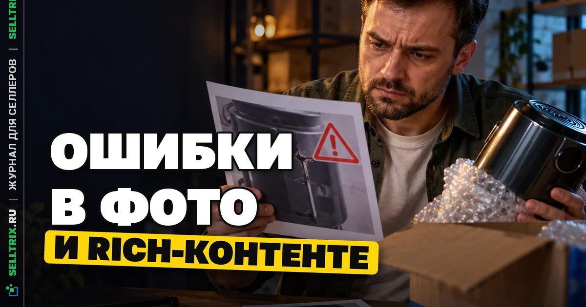 Ozon добавил новые ошибки в карточках товаров