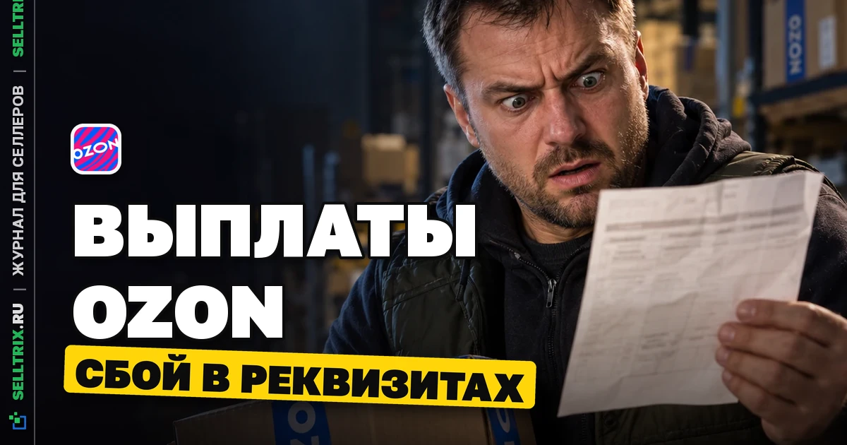 Сбой реквизитов: как пройдут выплаты Ozon