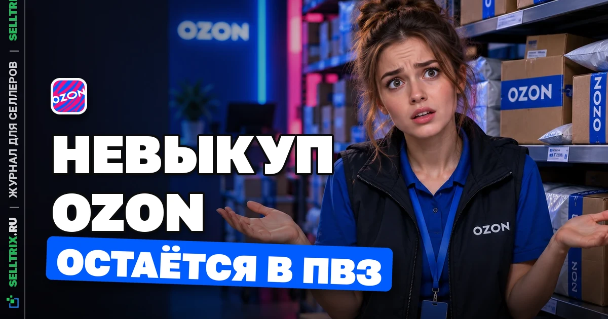 Ozon: отменённые и невыкупленные товары в ПВЗ — 10.09