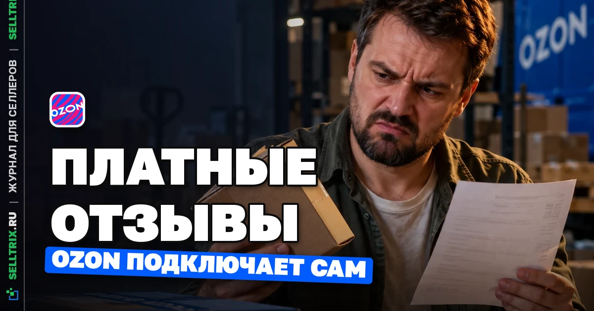 Ozon подключает «Сбор первых отзывов» без согласия продавца