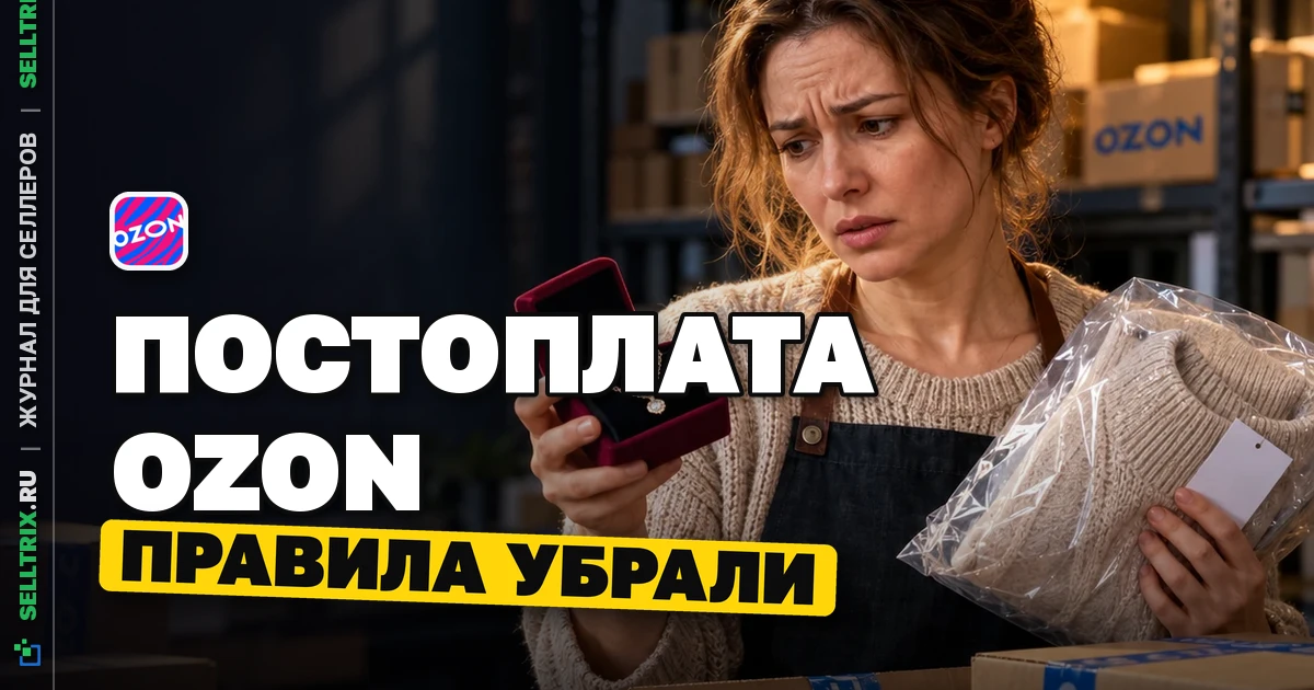 Ozon убрал правила постоплаты для заказов FBO