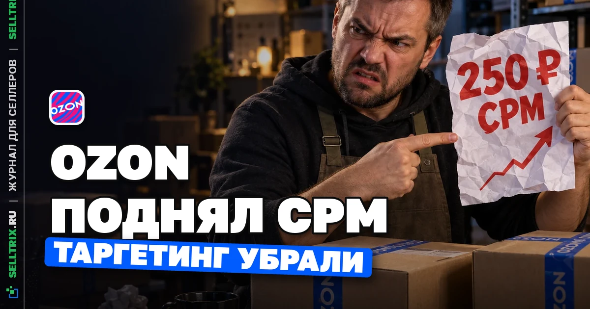 Ozon убрал ручной таргетинг и поднял ставки в медийной рекламе