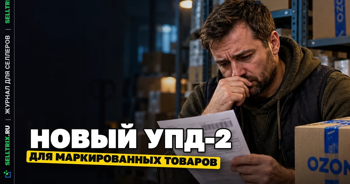 Ozon дополнил инструкцию по передаче УПД-2 для маркированных товаров