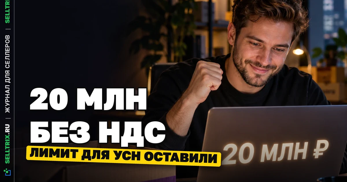 Порог освобождения от НДС на УСН останется 20 млн ₽