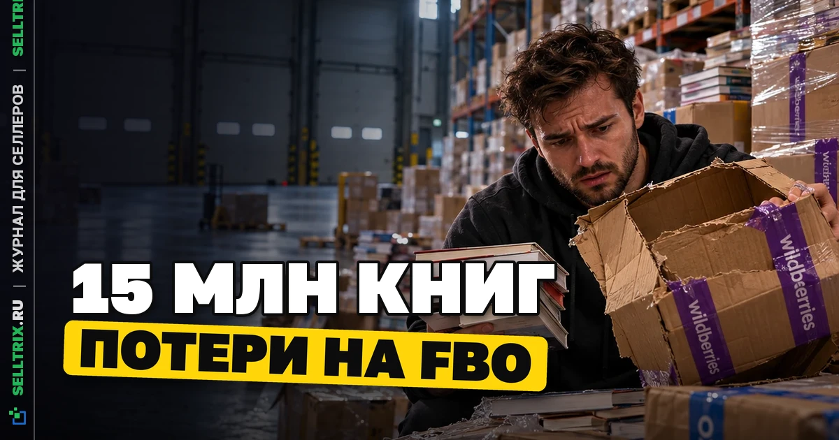 Потери книг на складах Wildberries и Ozon к концу августа
