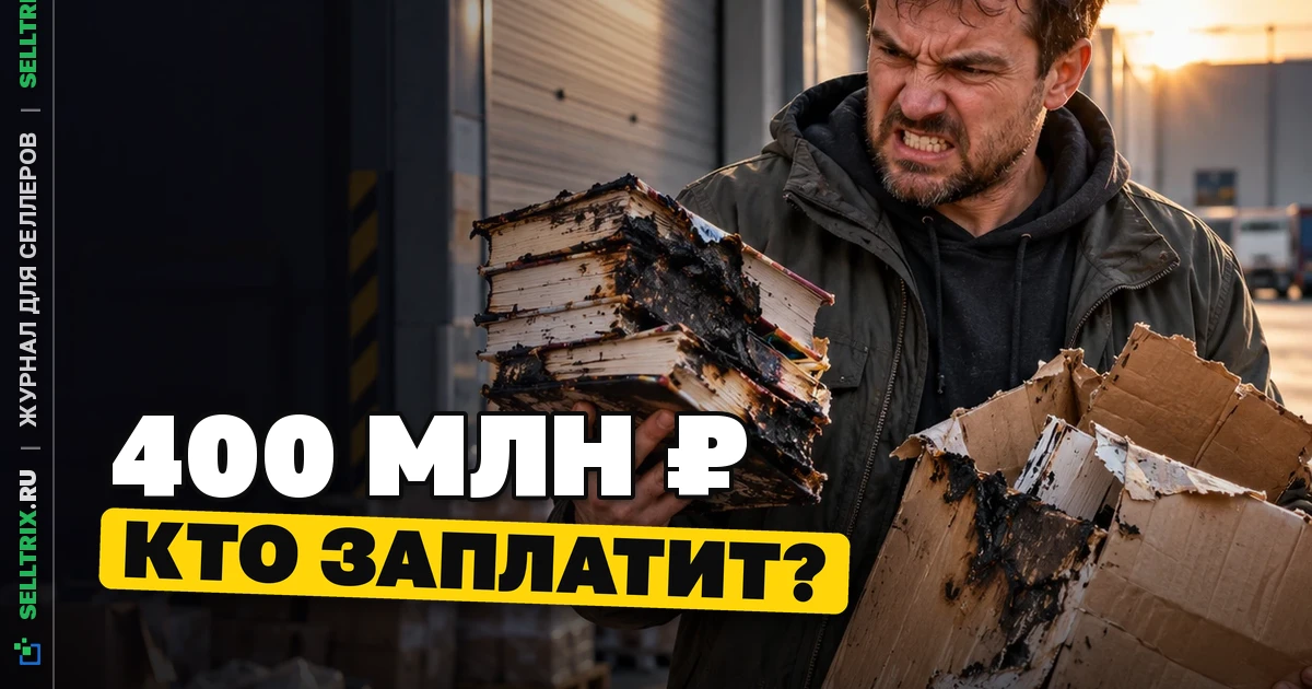 Потери селлеров на складах маркетплейсов: 400 млн ₽