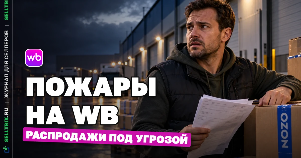 Пожары на складах маркетплейсов угрожают распродажам