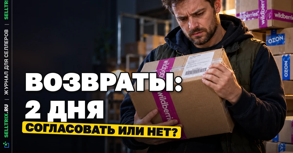 Возврат товаров на маркетплейсах: 2 дня продавцу