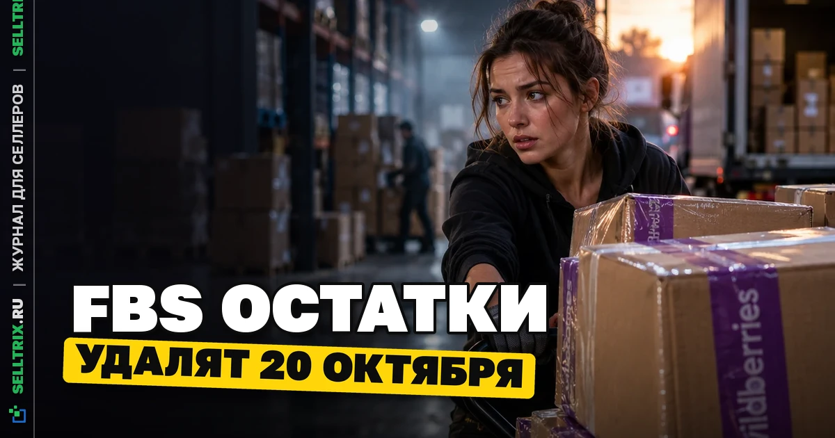 Wildberries удалит остатки FBS из СЦ «Чашниково СГТ»