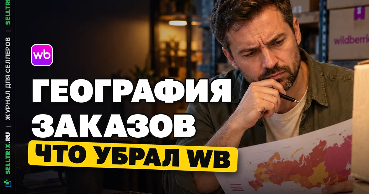 WB изменил отчёт «География заказов»: что убрали