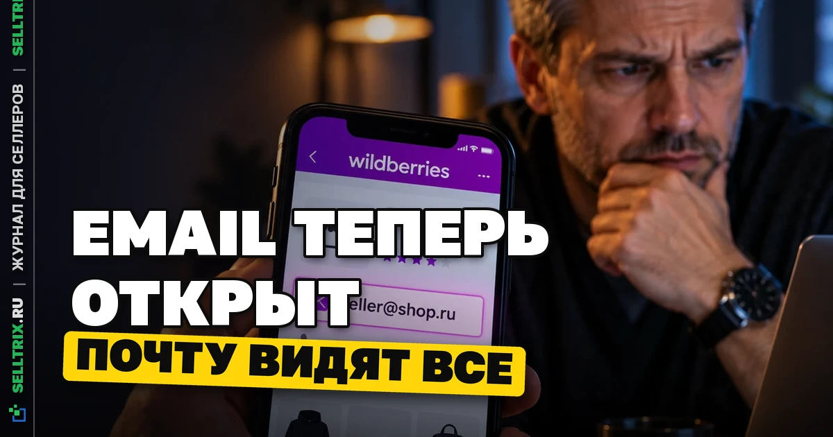 Электронная почта продавца Wildberries стала публичной