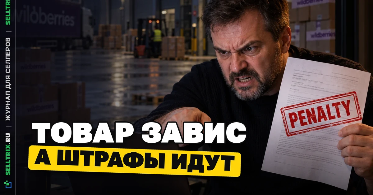 Товар WB после ЧП на складах числится, но не продаётся