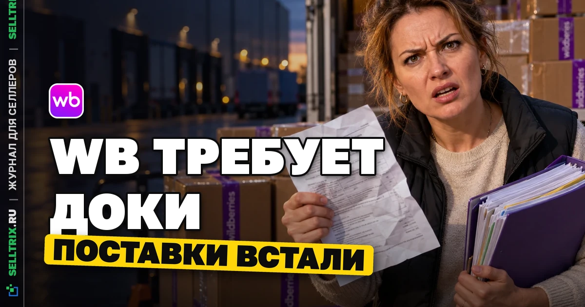 Wildberries требует документы на товар хотя декларация загружена