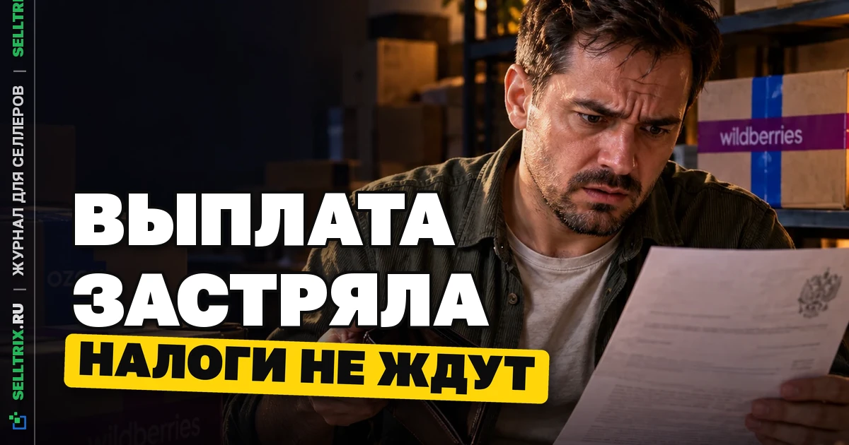 Задержка выплаты маркетплейса: налоги не ждут