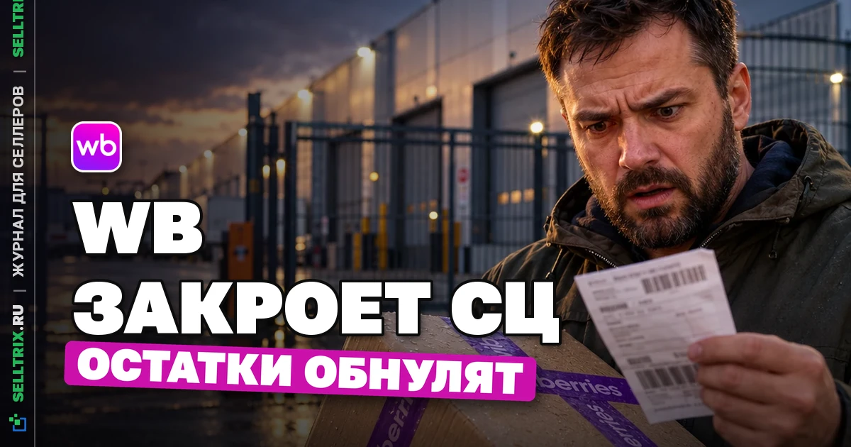 Закрытие СЦ Подольск-4 FBS: WB обнулит остатки